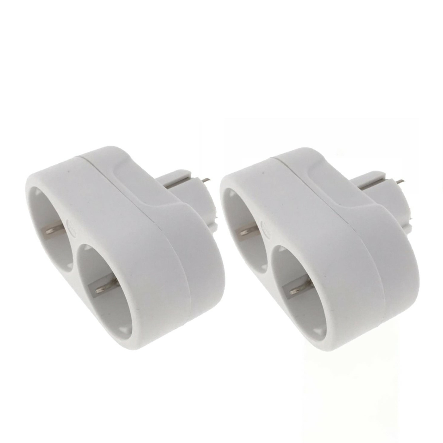 Benson stopcontact splitter duo wit - 4x stuks -
