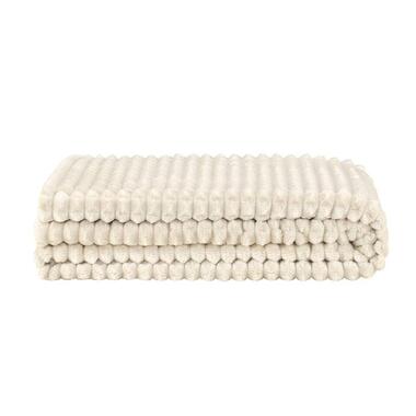 Plaid Kyra - beige - 130x170 cm - Leen Bakker