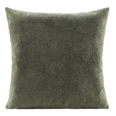 Sierkussenhoes Sebe - groen - 45x45 cm - Leen Bakker