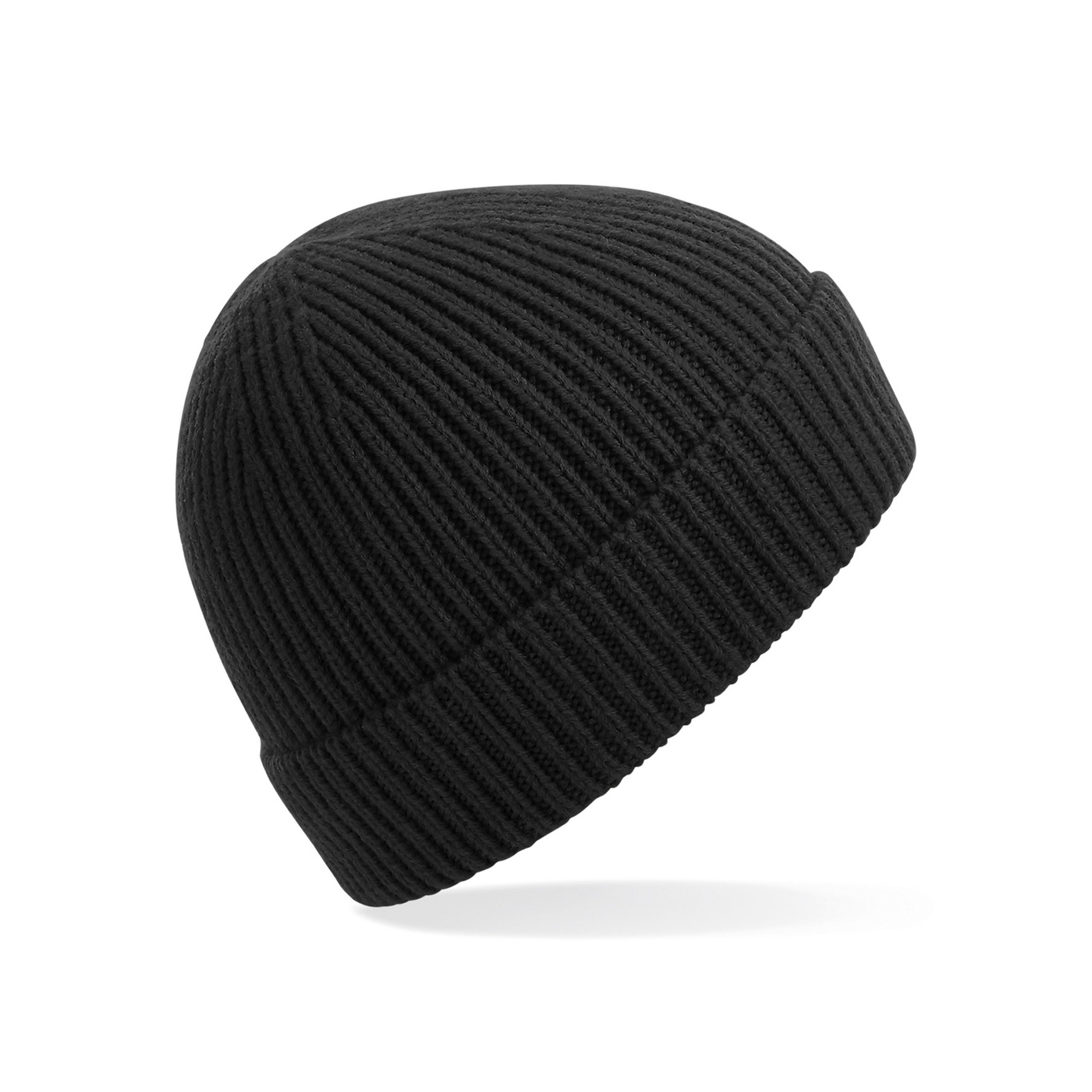 Wintermuts gebreide beanie zwart voor volwassenen polyacryl -
