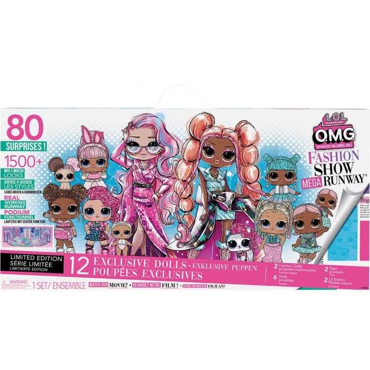 MGA Entertainment L.O.L. Surprise OMG Fashion Show Mega Runway pop incl. 12 poppen