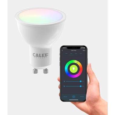 Calex Smart LED-reflectorlamp RGB - wit - 5W - Leen Bakker