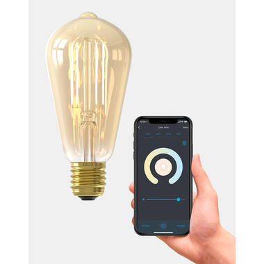 Calex Smart LED-rustieklamp - goudkleurig - 7W - Leen Bakker