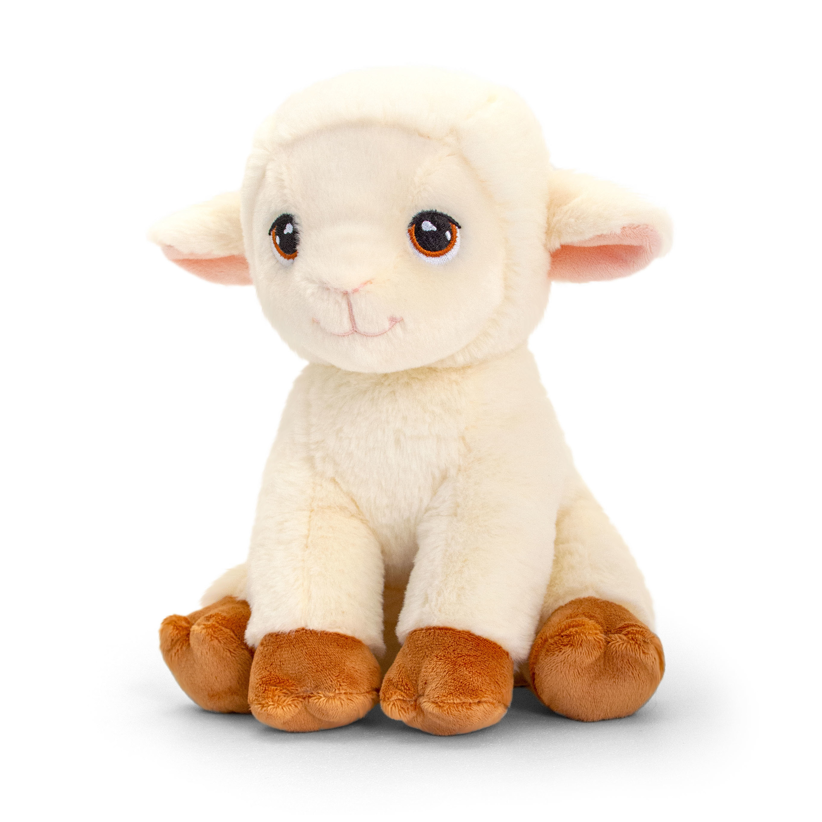Pluche knuffel dier schaap/lammetjes 25 cm -
