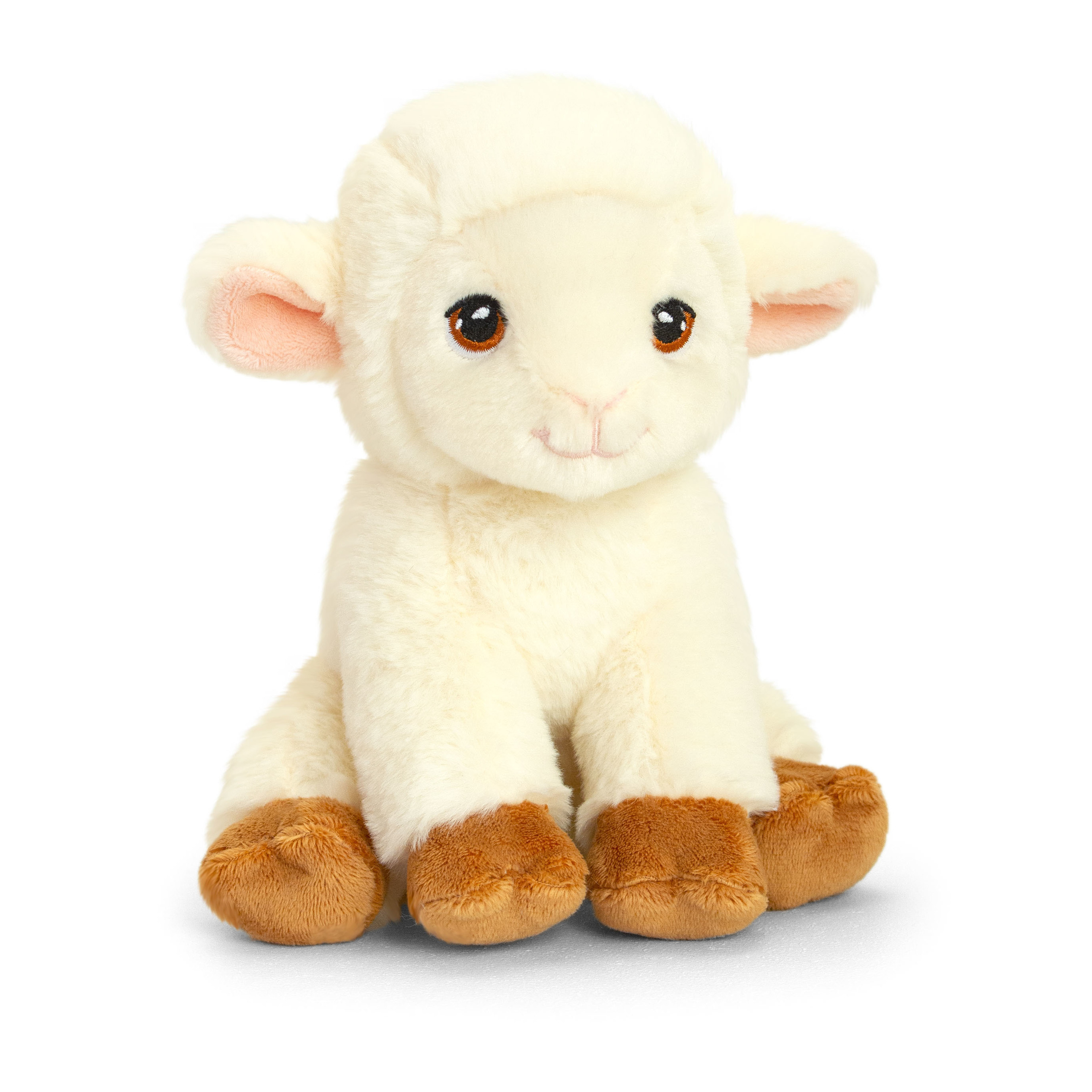 Pluche knuffel dier schaap/lammetjes 19 cm -