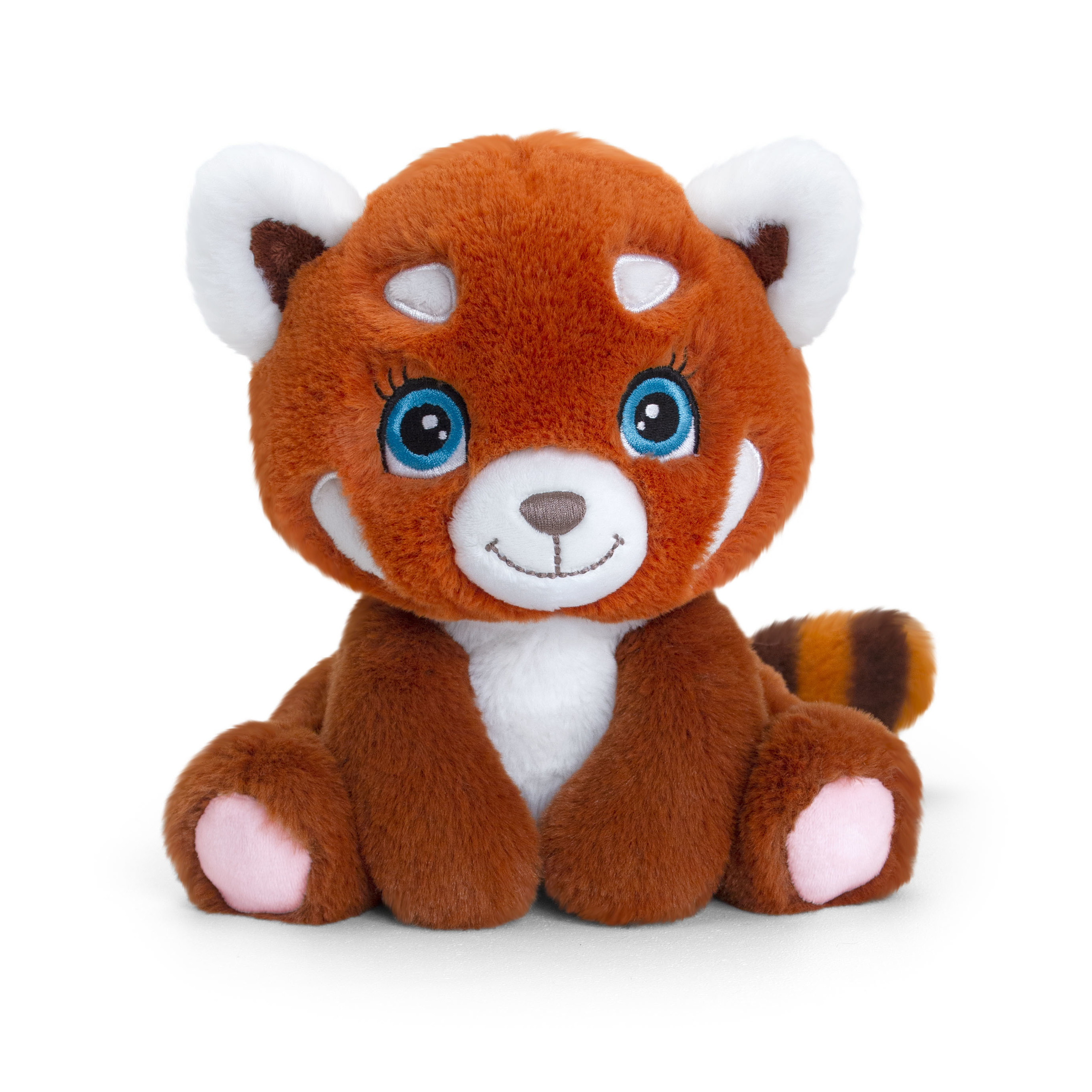 Pluche knuffel dier rode panda 25 cm -
