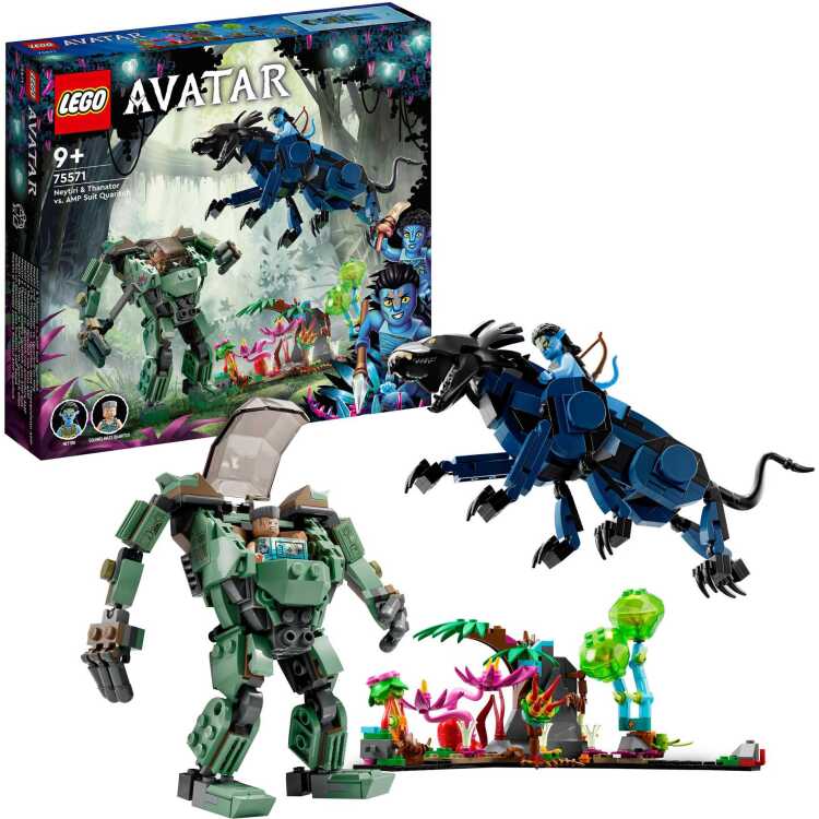 LEGO Avatar - Neytiri & Thanator vs. AMP Suit Quaritch constructiespeelgoed 75571