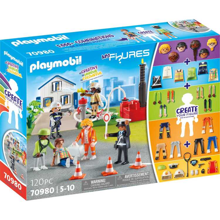 PLAYMOBIL Figures - My Figures: Reddingsmissie constructiespeelgoed 70980
