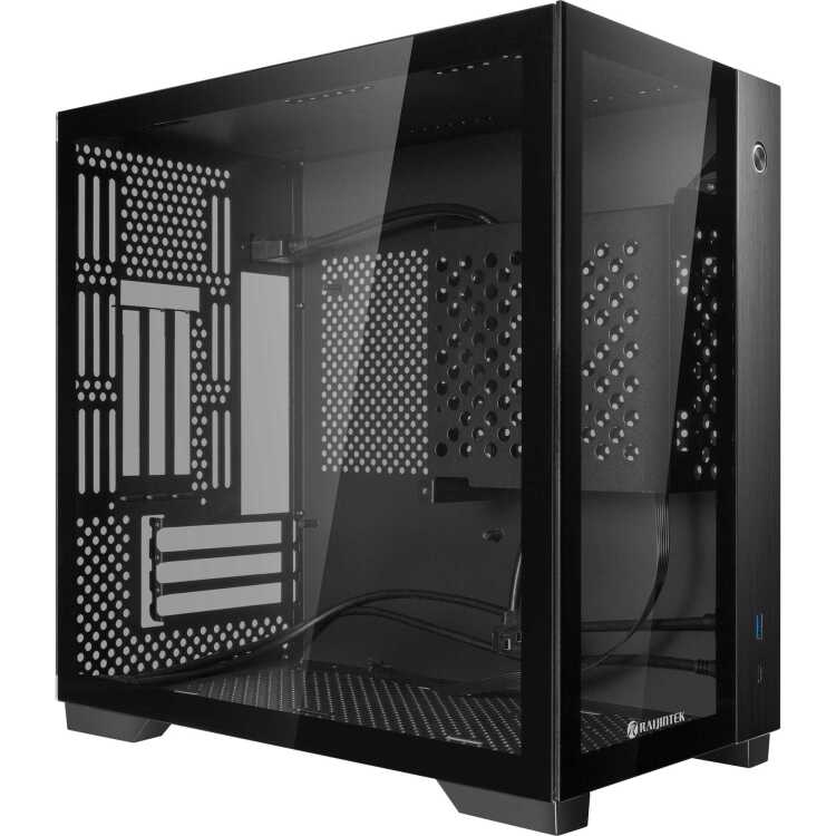 RAIJINTEK PAEAN MINI tower behuizing USB-A, USB-C, Audio, Mini-ITX, Tempered Glass