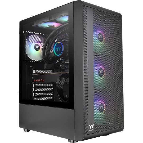 Thermaltake S200 TG ARGB tower behuizing 2x USB-A 3.2 (5 Gbit/s), 1x Audio, Window-kit