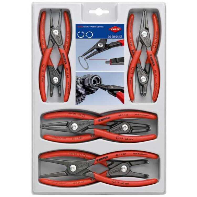 KNIPEX Borgveertangenset 00 20 04 SB tangenset 8-delig