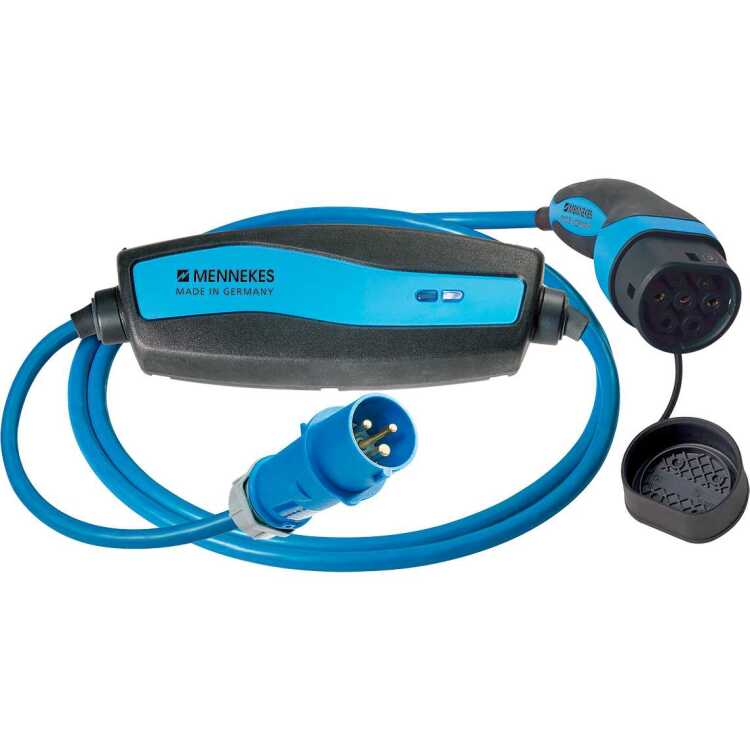 Mennekes Ladek. Mode 2 Typ 2 16A 4m VDE kabel 4 meter