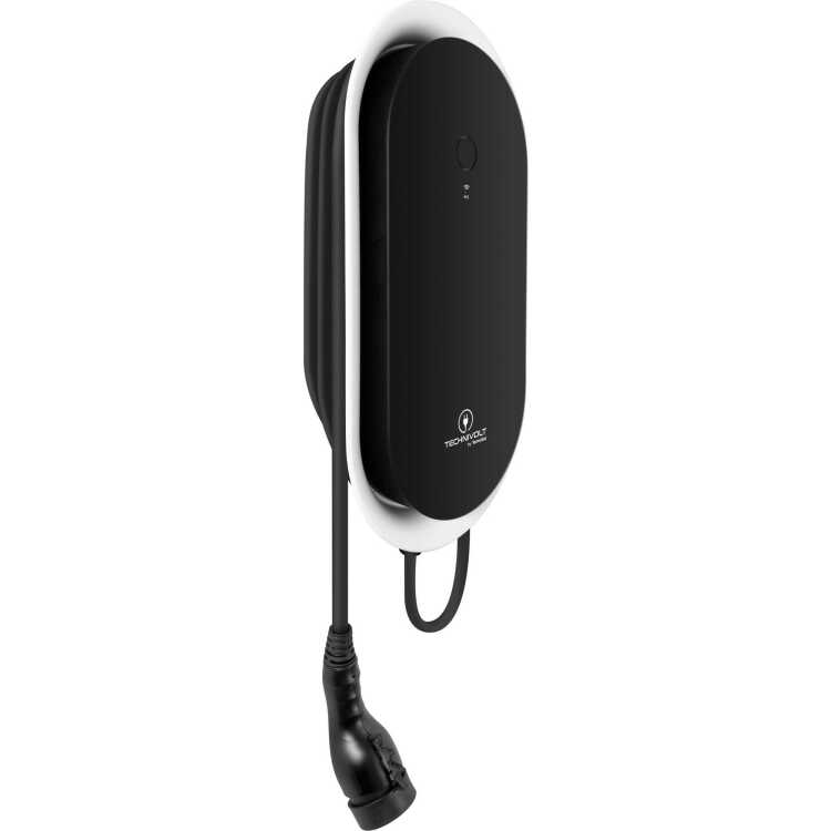 TechniSat TECHNIVOLT 1100 laadpaal 1 kW, 5 m kabel, RFID, LAN, WLAN