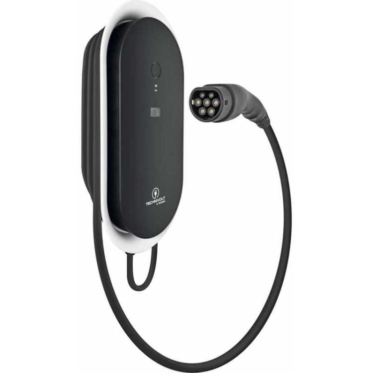 TechniSat TECHNIVOLT 2200 S MIG 22 KW T2 laadpaal 22 kW, 5 m kabel, RFID, MID-energiemeter, LAN, WLAN, 4G