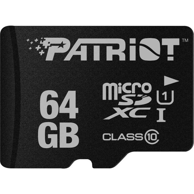 Patriot LX Series microSDXC 64 GB geheugenkaart UHS-I U1, Class 10
