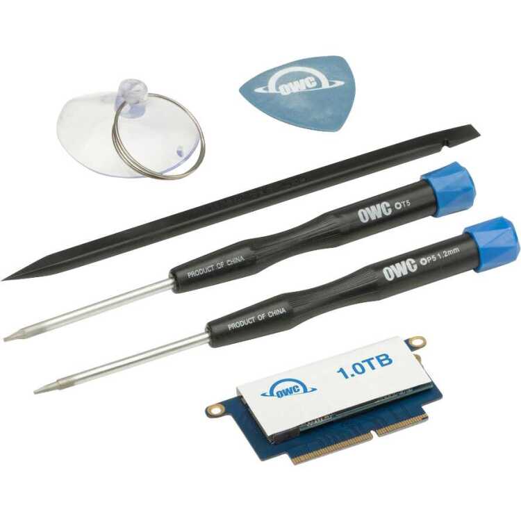 OWC Aura Pro NT 1 TB Upgrade Kit ssd OWCS3DAP4NT10K, PCIe 3.1 x4, NVMe 1.3, Custom Blade