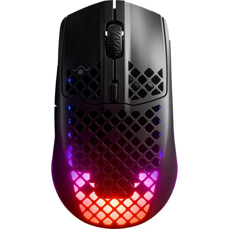 SteelSeries Aerox 3 Wireless Onyx 2022 gaming muis 18.000 dpi, RGB leds