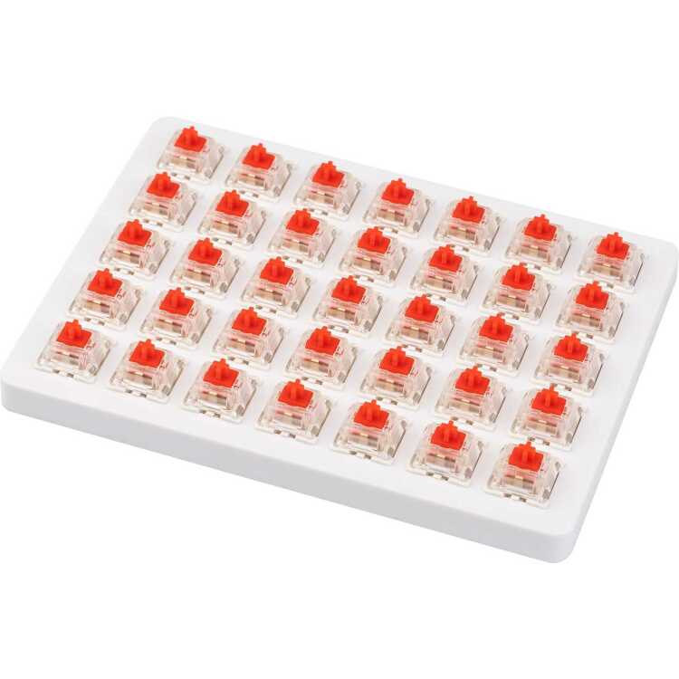 Keychron Gateron G Pro Switch Set Z61 - Red, 35 Switches keyboard switches