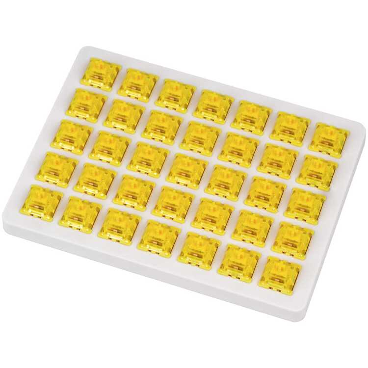 Keychron Gateron Phantom Switch set - Yellow, 35 Switches keyboard switches