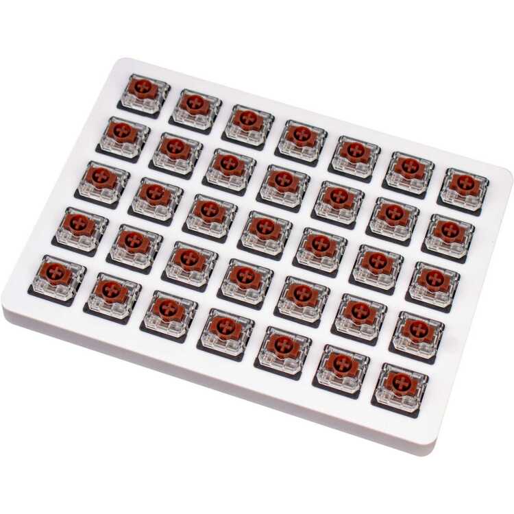 Keychron Gateron Low Profile MX Switch Set - Brown, 35 Switches keyboard switches
