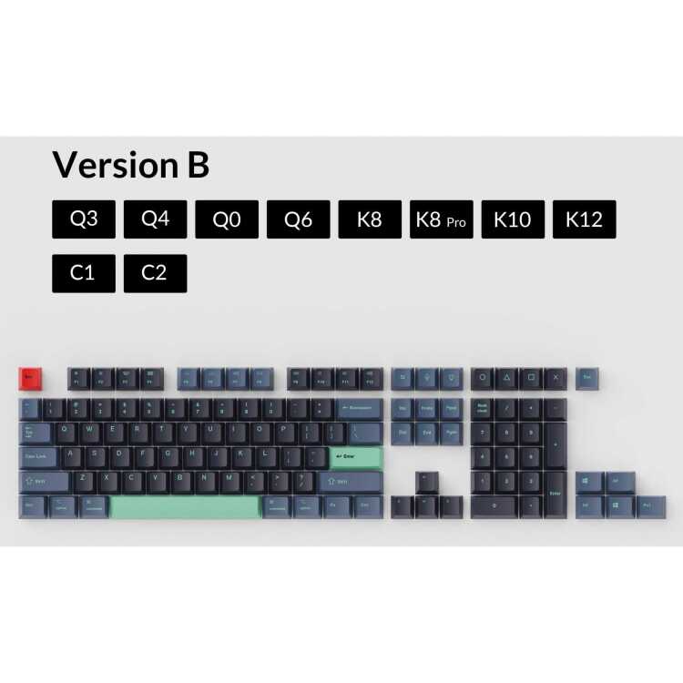 Keychron OEM Dye-Sub PBT Keycap-Set - Hacker keycaps