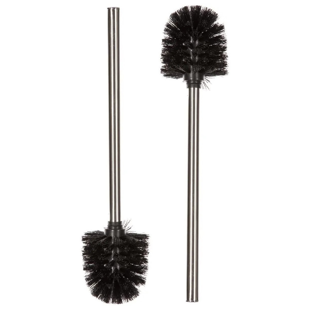 WC-/toiletborstel 2x stuks RVS 35 cm -