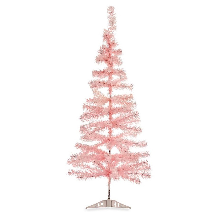 Kleine lichtroze kerstboom van 120 cm -
