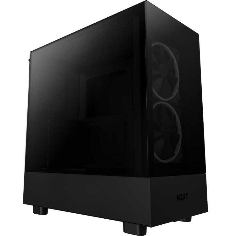 NZXT H5 Elite All Black tower behuizing USB-C, Window-Kit