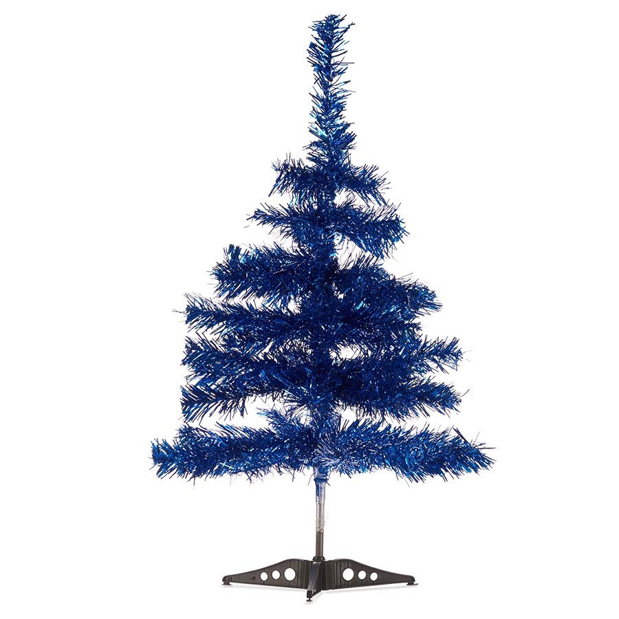 Krist+ kunst kerstboom - klein - blauw - 60 cm -