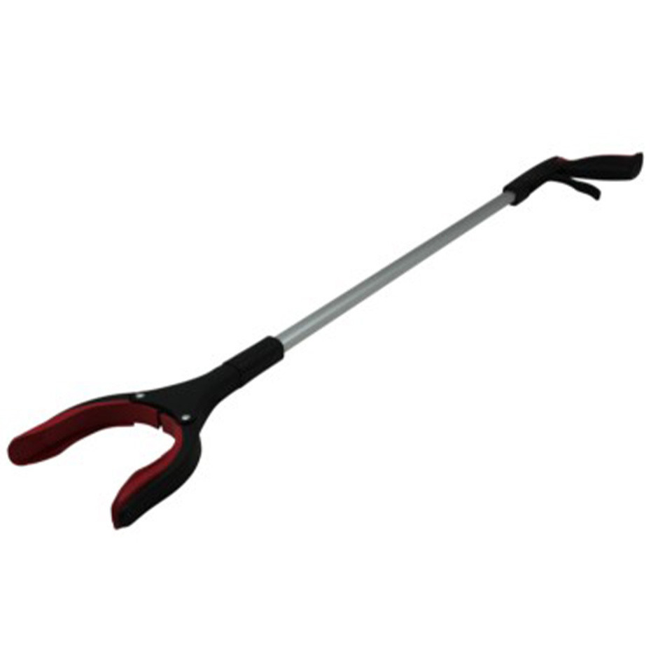Afvalgrijper/grijphulp - draaibare kop - 82 cm - kunststof - zwart -
