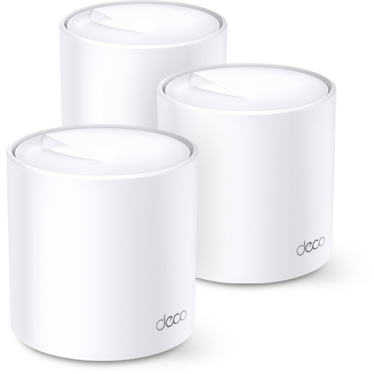 TP-Link Deco X60 V3.2 mesh router 3 stuks, 2.4 GHz / 5 GHz Dual-band