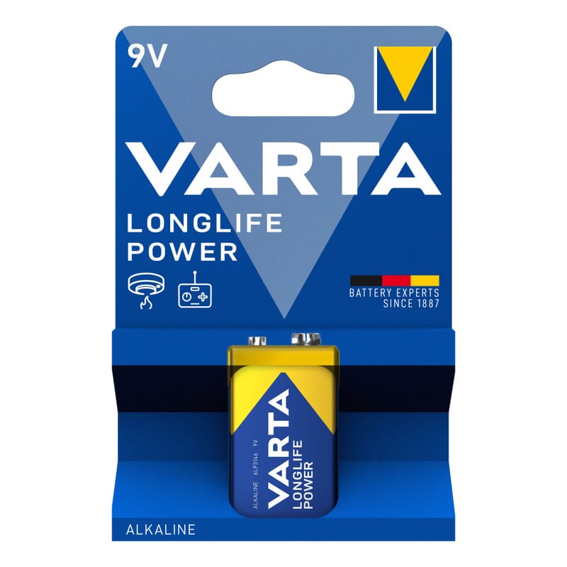 Varta batterij high energy - 9V