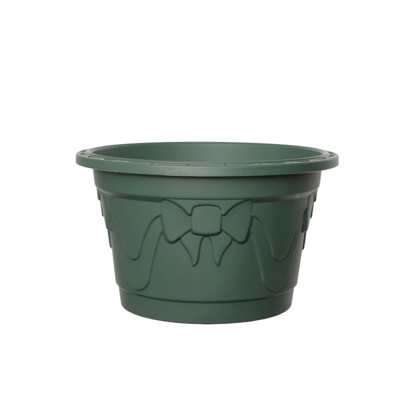 Kerstboomvoet standaard groen kunststof 42 x 25 cm -