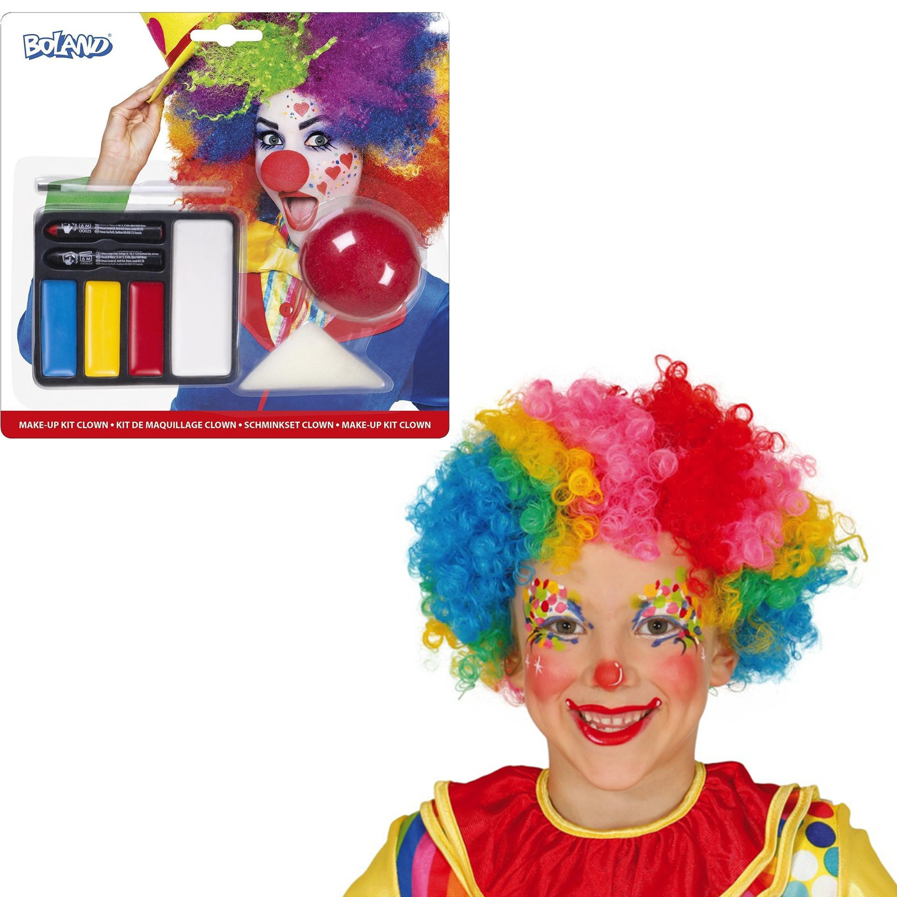 Clown verkleed set compleet voor kinderen -