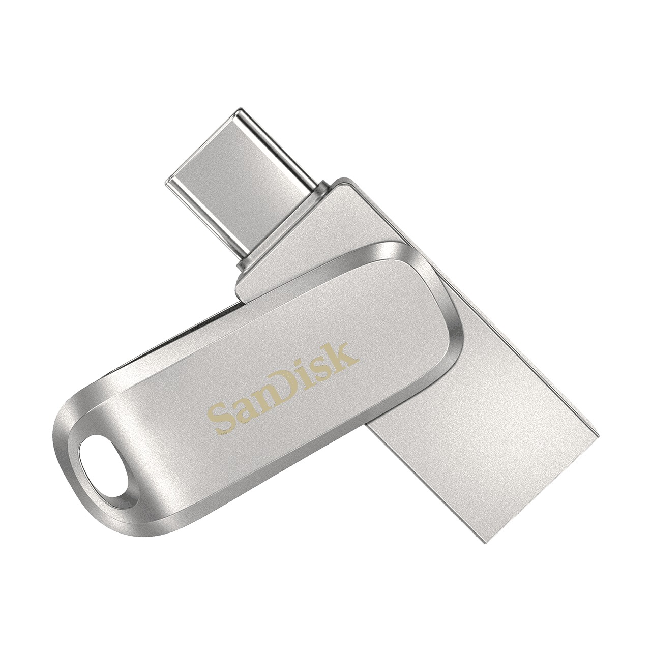 SanDisk Dual Drive Ultra 3.1 Luxe 256GB (USB-C) USB-sticks Grijs