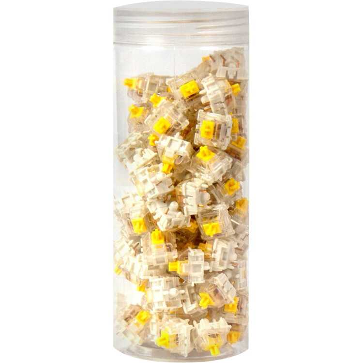 Keychron Gateron Silent Switch - Yellow keyboard switches 110 stuks
