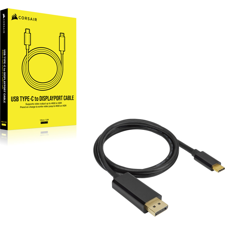 Corsair USB-C > DisplayPort kabel 1 meter