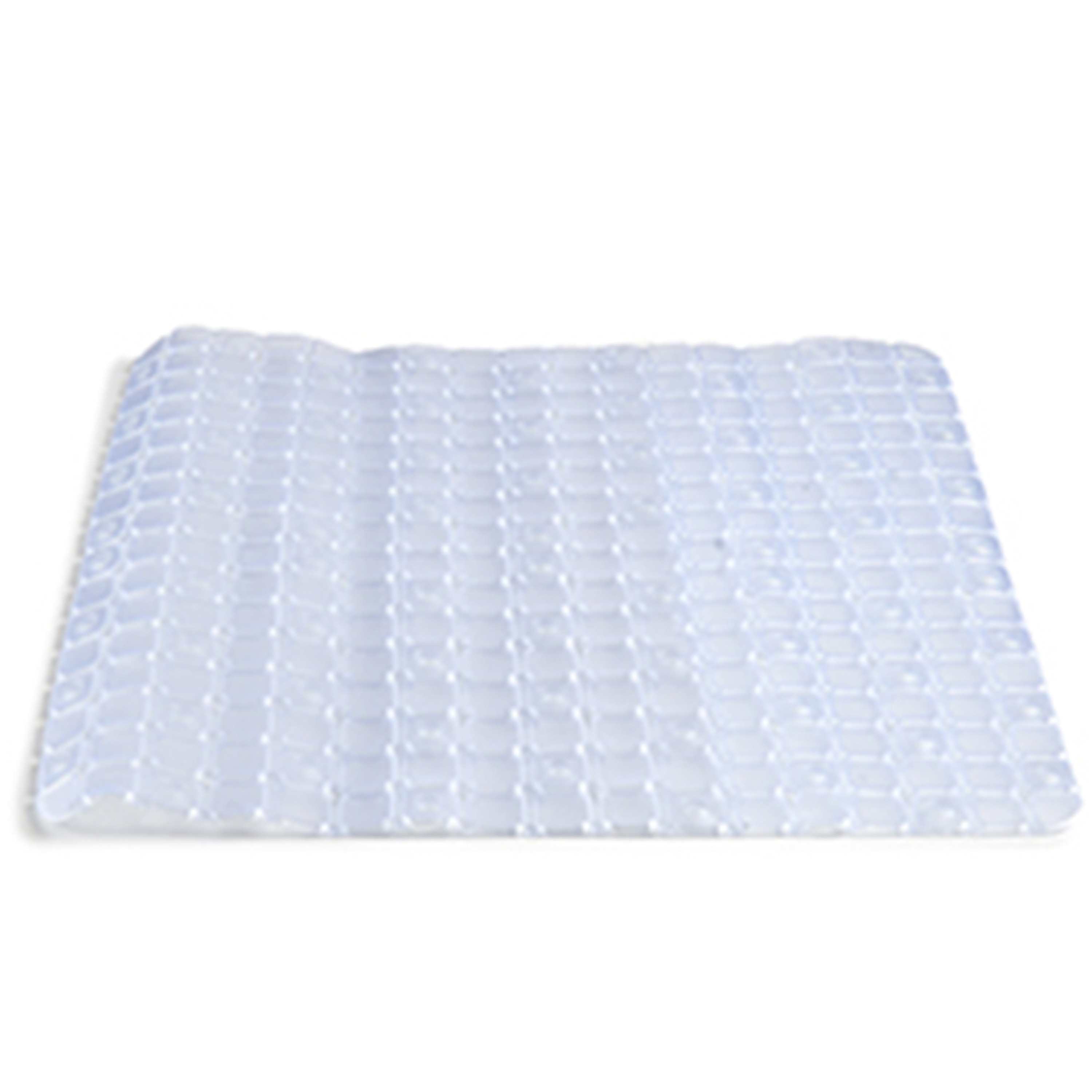 Anti-slip badkamer douche/bad mat transparant PVC 50 x 50 cm -