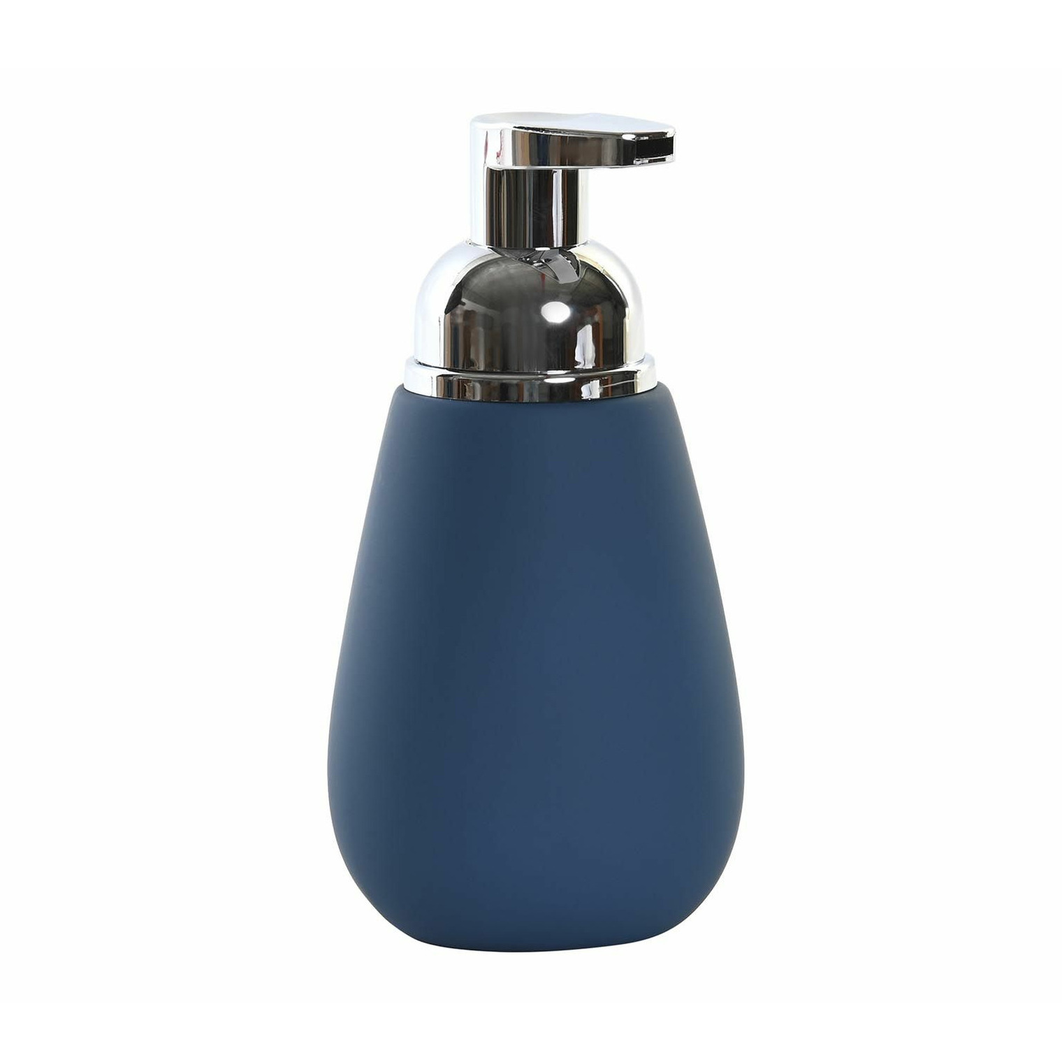 Zeeppompje/dispenser keramiek nachtblauw 16 cm -