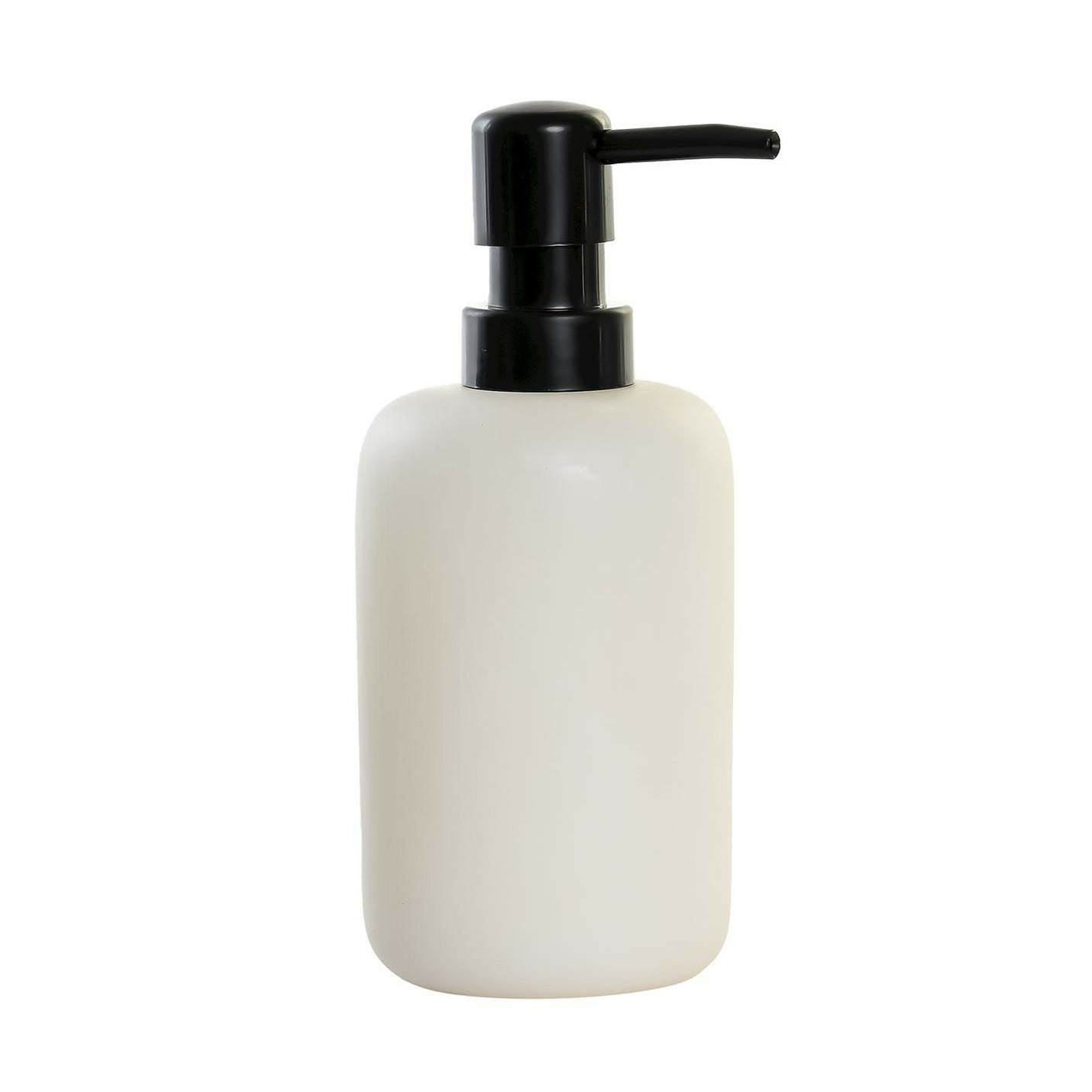 Zeeppompje/dispenser marmer look wit 9 x 17 cm -