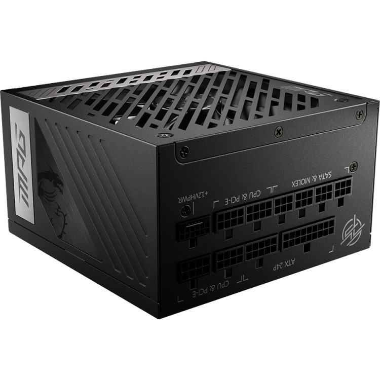 MSI MPG A850G PCIE5 voeding 6x PCIe, Kabelmanagement