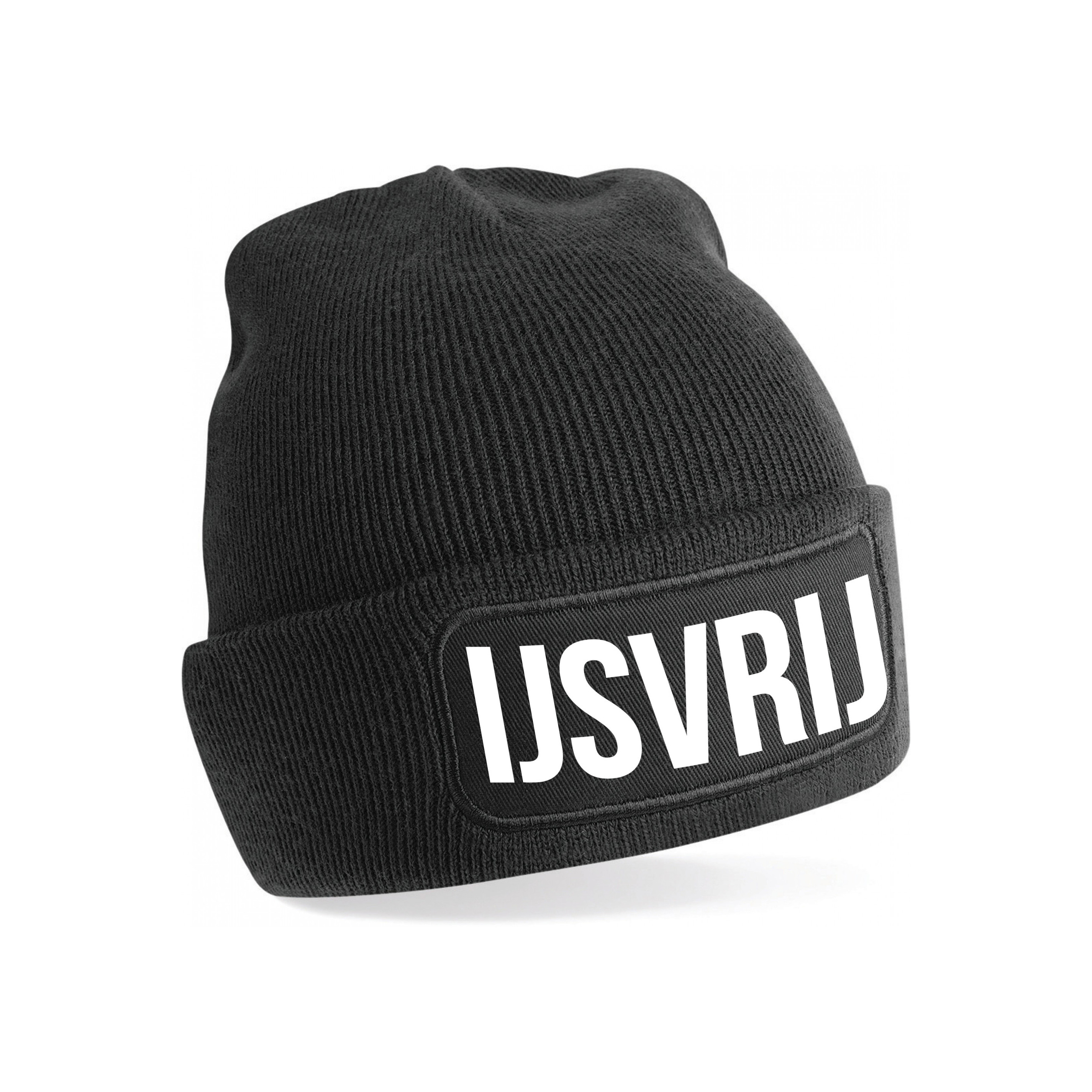 IJsvrij muts unisex one size - zwart One size -
