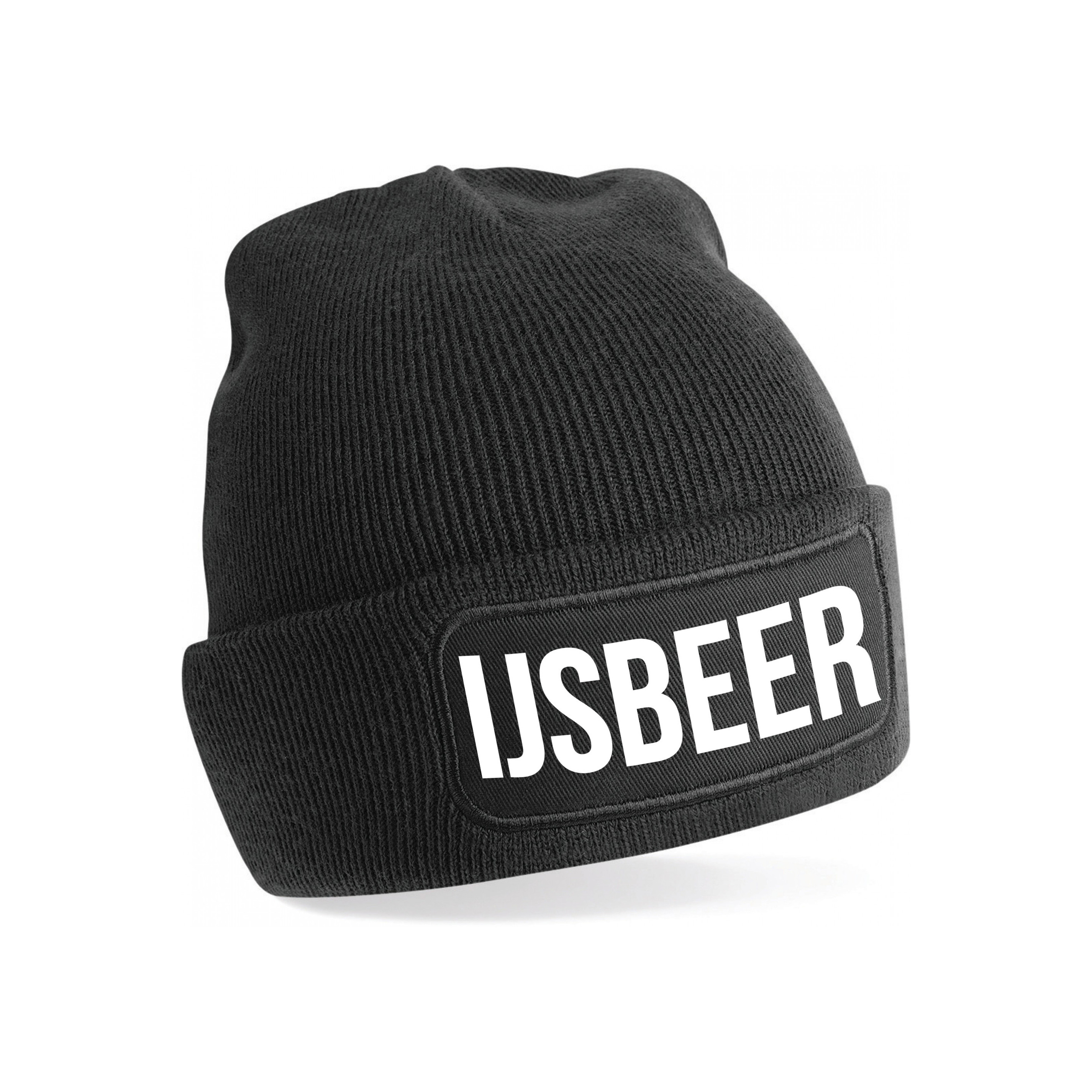 IJsbeer muts unisex one size - zwart One size -