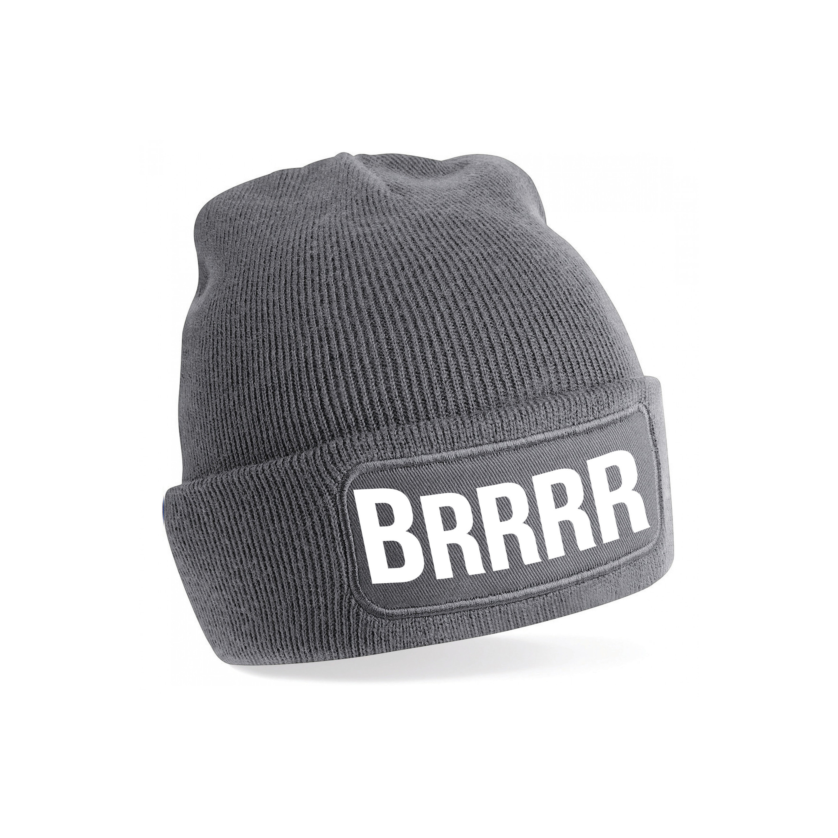 Brrrr muts - unisex - one size - grijs - apres-ski muts One size -