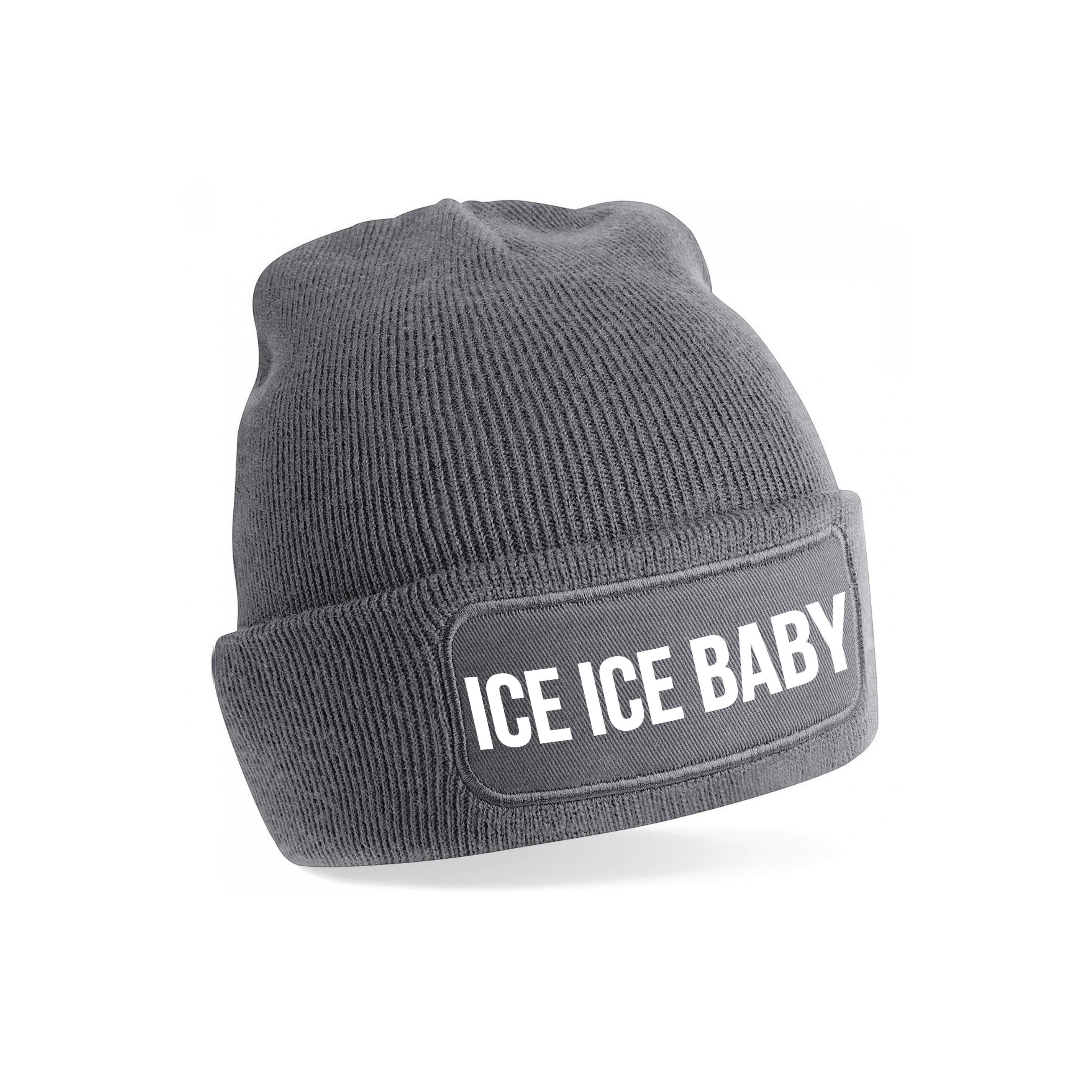 Ice ice baby muts unisex one size - grijs One size -