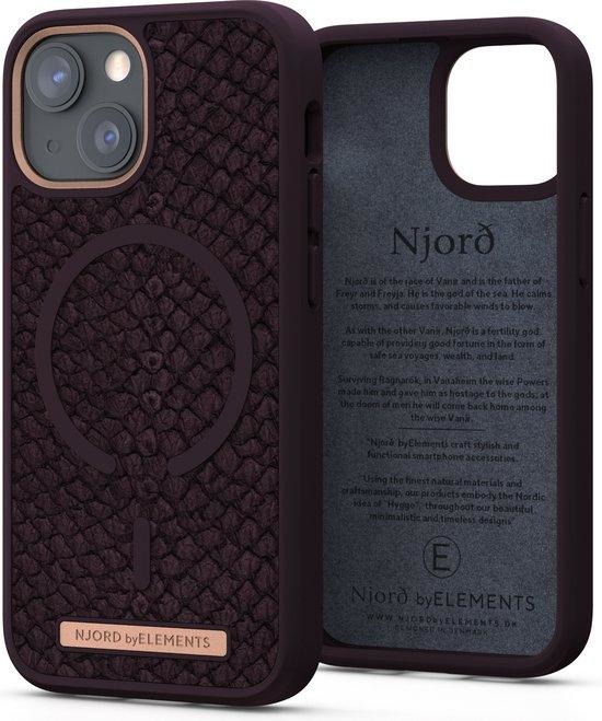 Njord Eldur Cover voor Apple iPhone 13 Mini Telefoonhoesje Paars