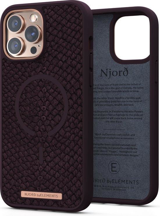 Njord Eldur Cover voor Apple iPhone 13 Pro Max Telefoonhoesje Paars