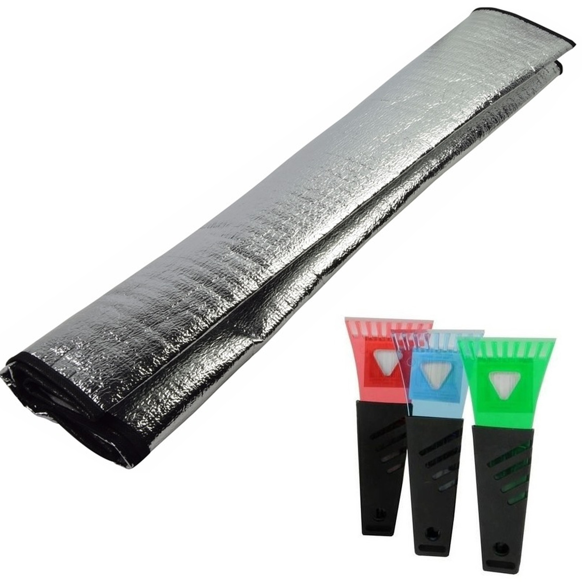 Auto anti bevriezing/vorst deken 70 x 150 cm met ijskrabber 17 cm -
