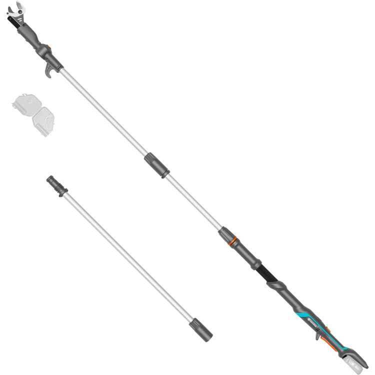 GARDENA Accu-telescooptakkenschaar HighCut 360/18V P4A solo boomschaar Accu en oplader niet inbegrepen, POWER FOR ALL ALLIANCE