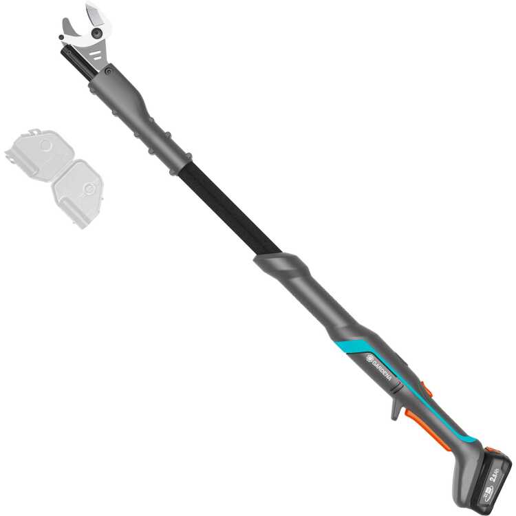 GARDENA Accu-takkenschaar EasyCut 110/18V P4A gebruiksklare set boomschaar Accu en oplader inbegrepen, POWER FOR ALL ALLIANCE